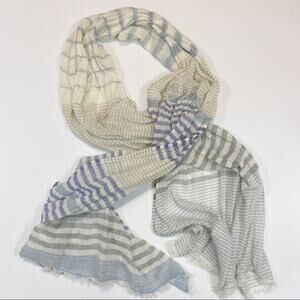 Aphorism | Gauze Striped Scarf